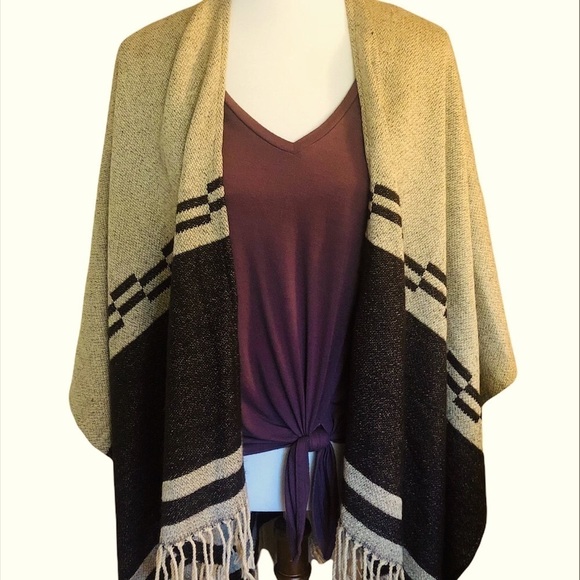 Blanket Sweater Shawl Wrap - Picture 3 of 7